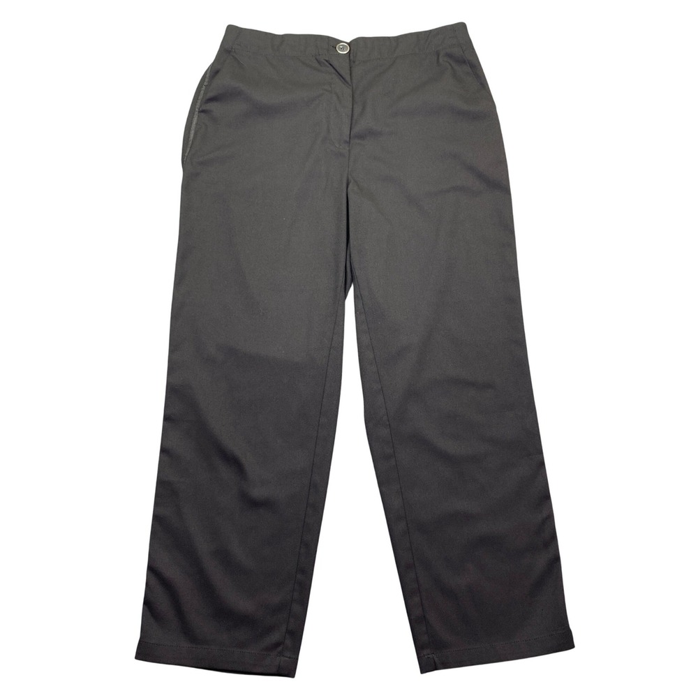 Maeve by Anthropologie Black Wide Leg High Rise Trousers Pants Size 12 OB1377956